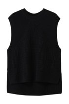 【バトナー/BATONER】のシグネチャー クルーネック ベスト 人気、トレンドファッション・服の通販 founy(ファニー) ファッション Fashion レディースファッション Fashion for Women トップス・カットソー Cut & Sew Tops ニット Knit Tops & Sweaters ベスト&ジレ / 重ね着スタイル Vests & Gilets カジュアルプルオーバー・ニットトップス Pullovers & Knit Tops / Casual Pullovers 2026年 2026 ベスト Vest, Waistcoat ベーシック Basic, Essential 夏 Summer 定番 Standard, Basic Item 春 Spring S/S・春夏 SS, Spring/Summer, Warm Season thumbnail ブラック|ID: prp329100004832766 ipo3291000000035775303