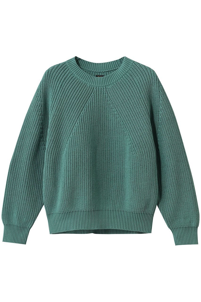 【バトナー/BATONER】のシグネチャー クルーネック インテリア・キッズ・メンズ・レディースファッション・服の通販 founy(ファニー) 　ファッション　Fashion　レディースファッション　Fashion for Women　トップス・カットソー　Cut & Sew Tops　ニット　Knit Tops & Sweaters　カジュアルプルオーバー・ニットトップス　Pullovers & Knit Tops / Casual Pullovers　2026年　2026　シンプル　Simple, Minimal　夏　Summer　定番　Standard, Basic Item　春　Spring　S/S・春夏　SS, Spring/Summer, Warm Season　エメラルド|ID: prp329100004832767 ipo3291000000035191660