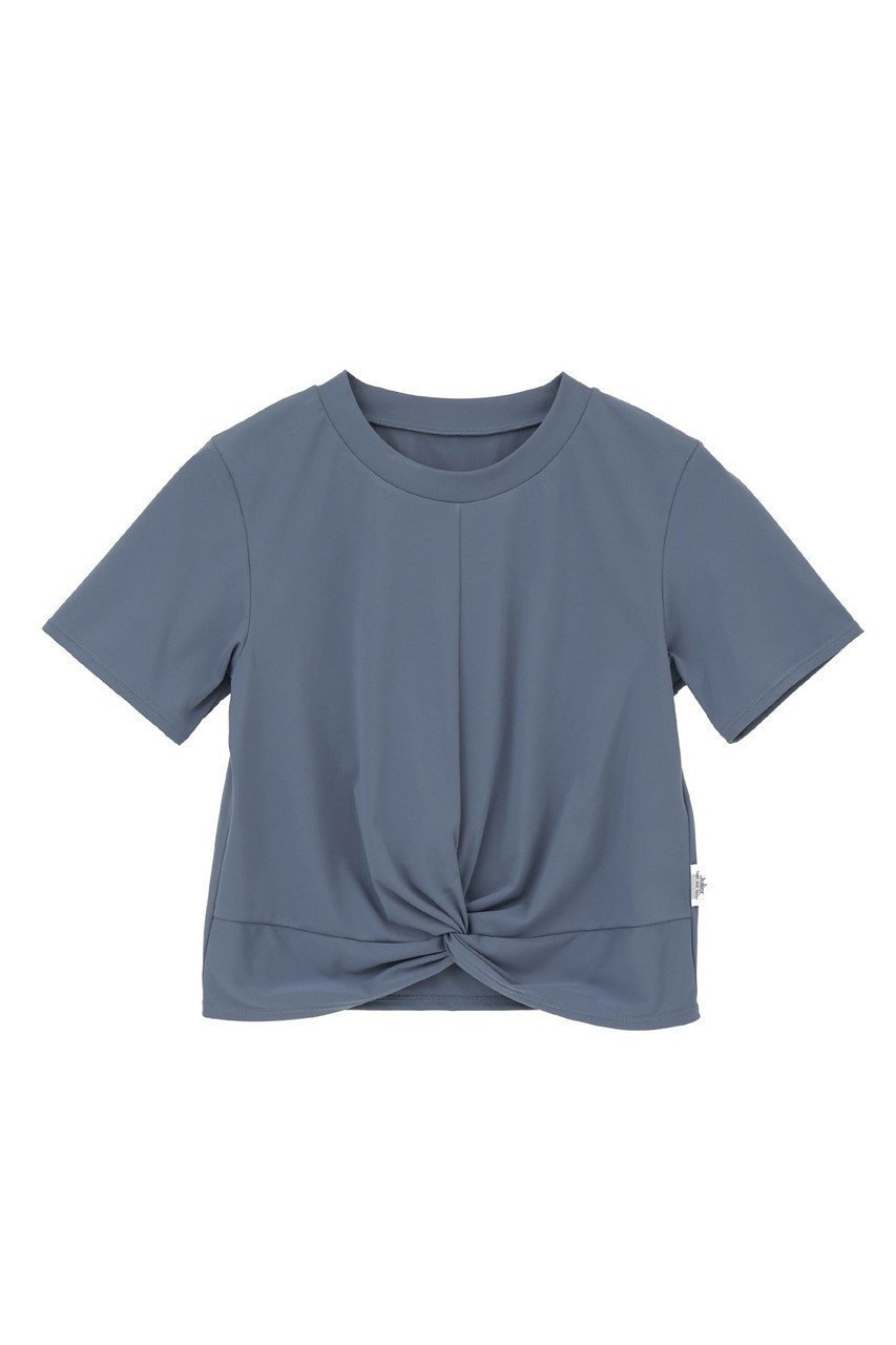 【ジュリエ/Julier】のアクティブフローコンパクトTシャツ インテリア・キッズ・メンズ・レディースファッション・服の通販 founy(ファニー) 　ファッション　Fashion　レディースファッション　Fashion for Women　トップス・カットソー　Cut & Sew Tops　シャツ・ブラウス・オフィスカジュアル　Elegant Blouses & Button-Ups　ロングTシャツ・Tシャツ　Longline T-Shirts & Tees　スポーツウェア　Functional & Stylish Sportswear　スポーツ トップス　Athletic Tops / Workout Tops / Training Shirts　2026年　2026　おすすめ　Recommended / Our Picks　コンパクト　Compact, Small Size　シンプル　Simple, Minimal　スポーツ　Sports, Activewear　フロント　Front, Front Design　ヨガ　Yoga, Yoga Wear　ワーク　Workwear, Utility Style　半袖　Short Sleeve, Half Sleeve　吸水　Absorbent, Quick-Dry　夏　Summer　春　Spring　S/S・春夏　SS, Spring/Summer, Warm Season　ブルー|ID: prp329100004832782 ipo3291000000035191893