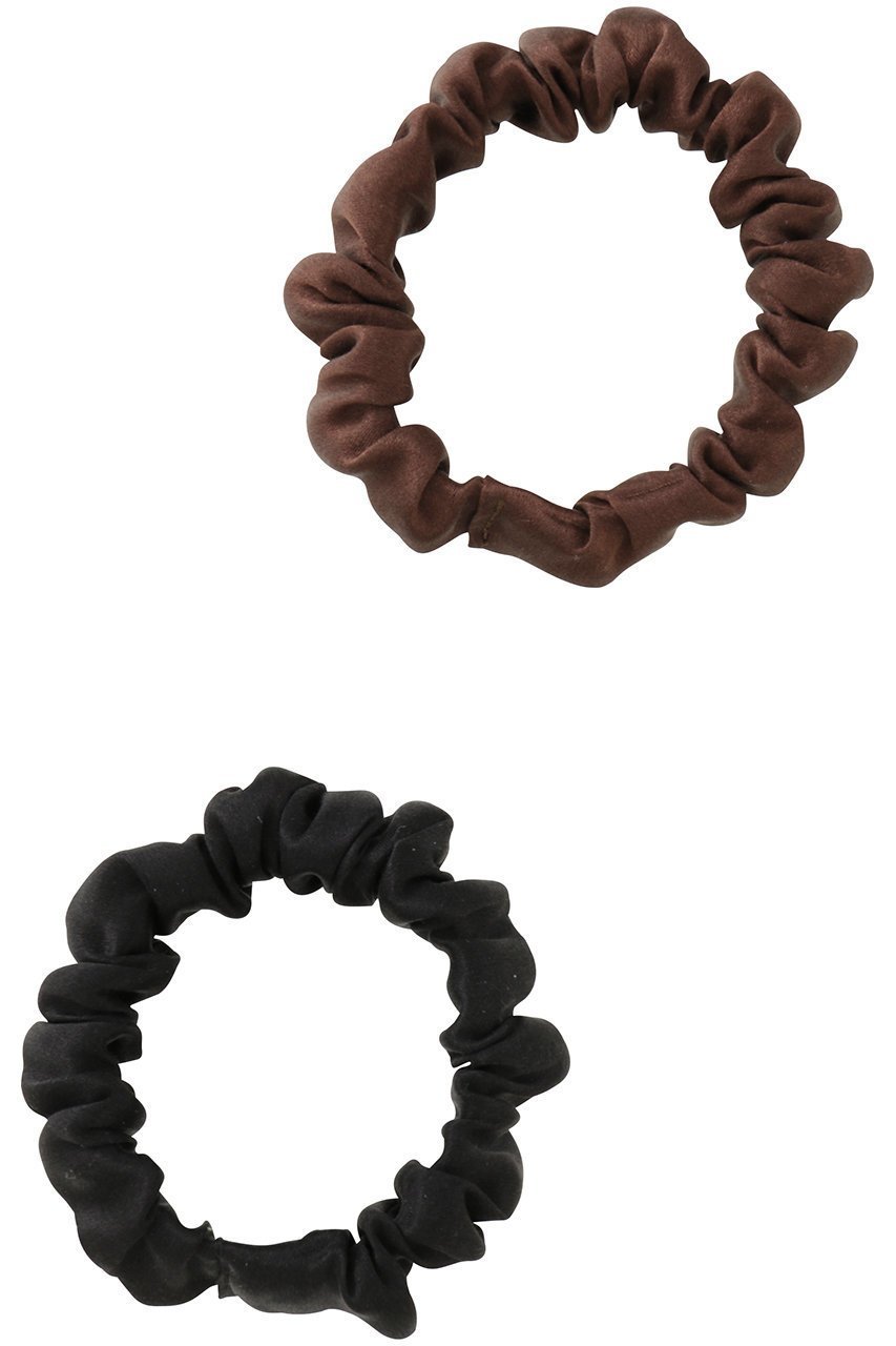 【トレス/TRESSE】のSOPHIE Mini Chouchou(2P Set) インテリア・キッズ・メンズ・レディースファッション・服の通販 founy(ファニー) 　ファッション　Fashion　レディースファッション　Fashion for Women　シュシュ&ヘアアクセ/ヘアアレンジ　Scrunchies & Hair Accessories　2026年　2026　アクセサリー　Fashion Accessories　コンパクト　Compact, Small Size　シルク　Silk, 100% Silk　ブレスレット　Bracelet, Wristband　エレガント 上品　Elegant　人気　Popular, Best Seller　夏　Summer　春　Spring　S/S・春夏　SS, Spring/Summer, Warm Season　ディープコーヒー/ブラック|ID: prp329100004833714 ipo3291000000035201493
