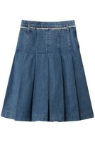 【マルティニーク/martinique】の【CURRENTAGE】デニムスカート 人気、トレンドファッション・服の通販 founy(ファニー) ファッション Fashion レディースファッション Fashion for Women スカート Skirts デニムスカート・カジュアルスカート Denim Skirts ロングスカート Long Skirts / Maxi & Midi Skirts 2026年 2026 デニム Denim, Jeans Material フェミニン Feminine, Girly フロント Front, Front Design プリーツ Pleats, Pleated ロング Long, Long-Length 再入荷 Restock / Back in Stock 夏 Summer 春 Spring S/S・春夏 SS, Spring/Summer, Warm Season |ID:prp329100004833720