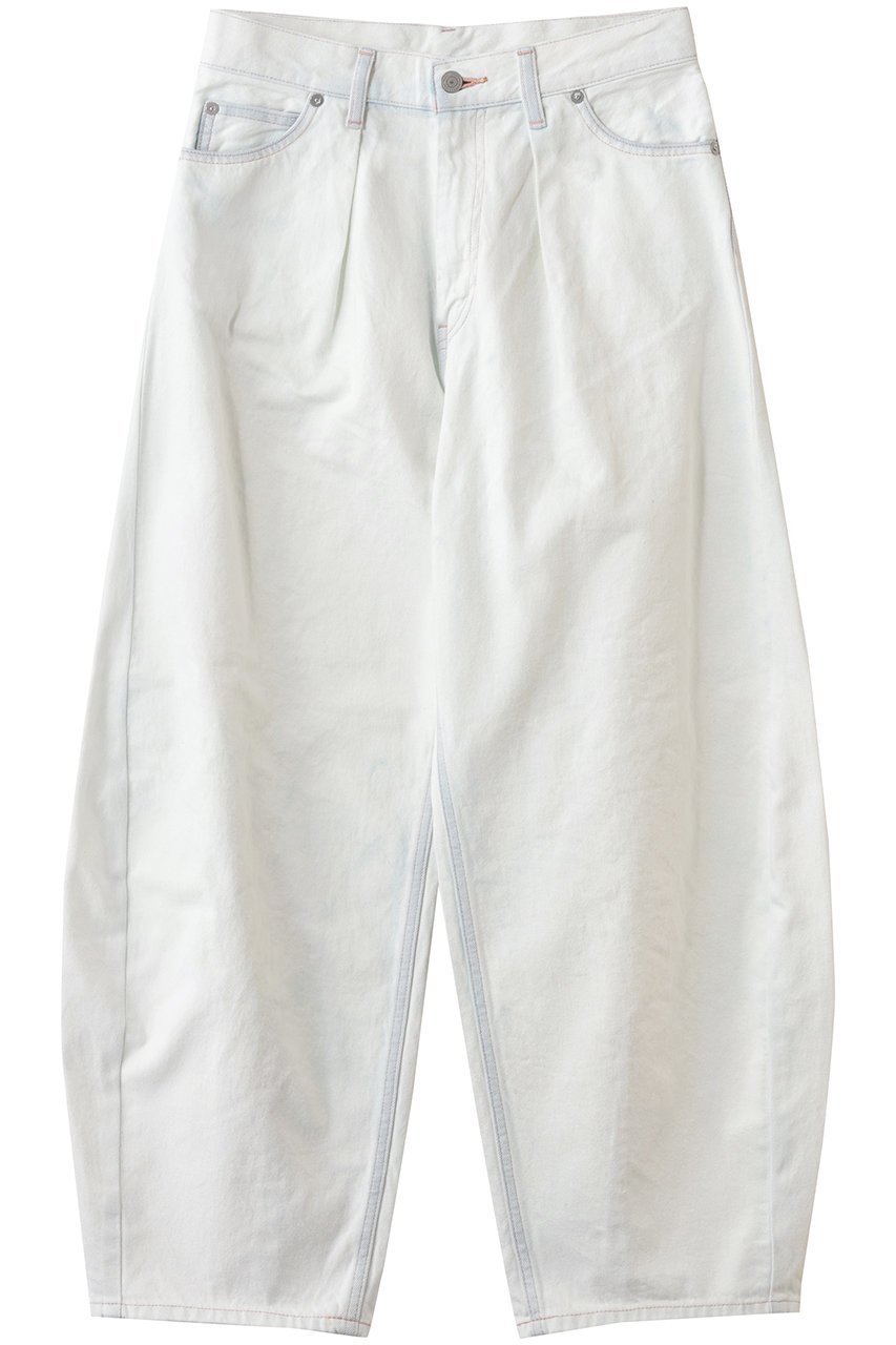 【マルティニーク/martinique】の【CURRENTAGE】デニムバレルパンツ インテリア・キッズ・メンズ・レディースファッション・服の通販 founy(ファニー) 　ファッション　Fashion　レディースファッション　Fashion for Women　パンツ　Pants & Trousers　デニムパンツ・ジーンズ・美脚デニム　Denim Jeans & Pants　2026年　2026　インディゴ　Indigo Denim　コンパクト　Compact, Small Size　デニム　Denim, Jeans Material　夏　Summer　春　Spring　S/S・春夏　SS, Spring/Summer, Warm Season　ホワイト|ID: prp329100004833722 ipo3291000000036130656