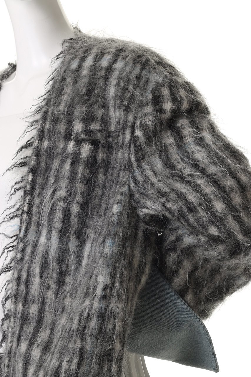 【スタニングルアー/STUNNING LURE】の【MASON JEJIA】チェックコート 人気、トレンドファッション・服の通販 founy(ファニー) 　ファッション　Fashion　レディースファッション　Fashion for Women　アウター　Coat / Outerwear Collection　コート・ロングコート・ピーコート　Long Coats, Peacoats & More　ショート　Short, Short Length　チェック　Check, Plaid, Tartan　デニム　Denim, Jeans Material　フォルム　Silhouette, Form　モダン　Modern, Contemporary　other-5|ID: prp329100004833725 ipo3291000000036130666