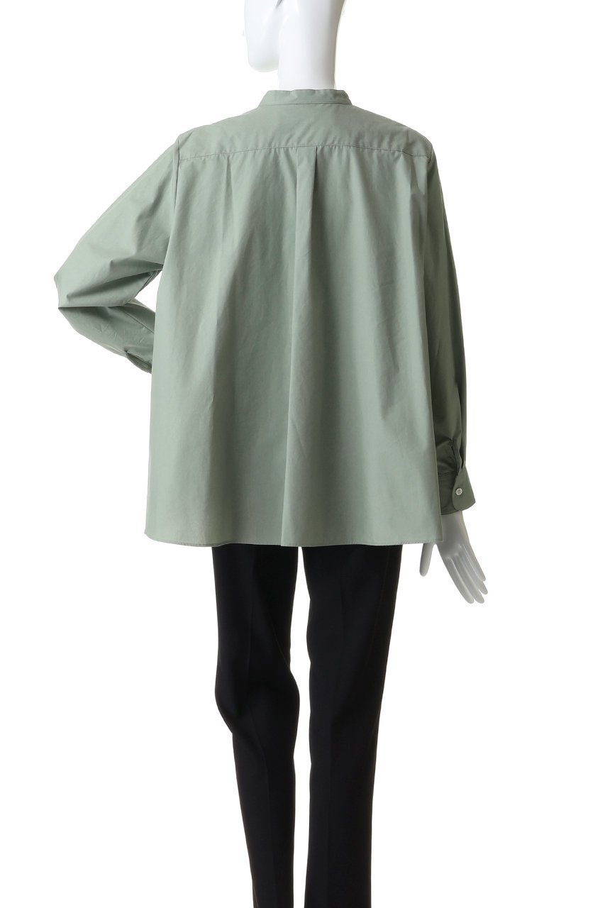 【ミディウミ/MidiUmi】のA line band collar shirt シャツ 人気、トレンドファッション・服の通販 founy(ファニー) 　ファッション　Fashion　レディースファッション　Fashion for Women　トップス・カットソー　Cut & Sew Tops　シャツ・ブラウス・オフィスカジュアル　Elegant Blouses & Button-Ups　2026年　2026　スリーブ　Sleeve, Long Sleeve / Short Sleeve　フェミニン　Feminine, Girly　ロング　Long, Long-Length　夏　Summer　定番　Standard, Basic Item　春　Spring　S/S・春夏　SS, Spring/Summer, Warm Season　other-4|ID: prp329100004833729 ipo3291000000035201598