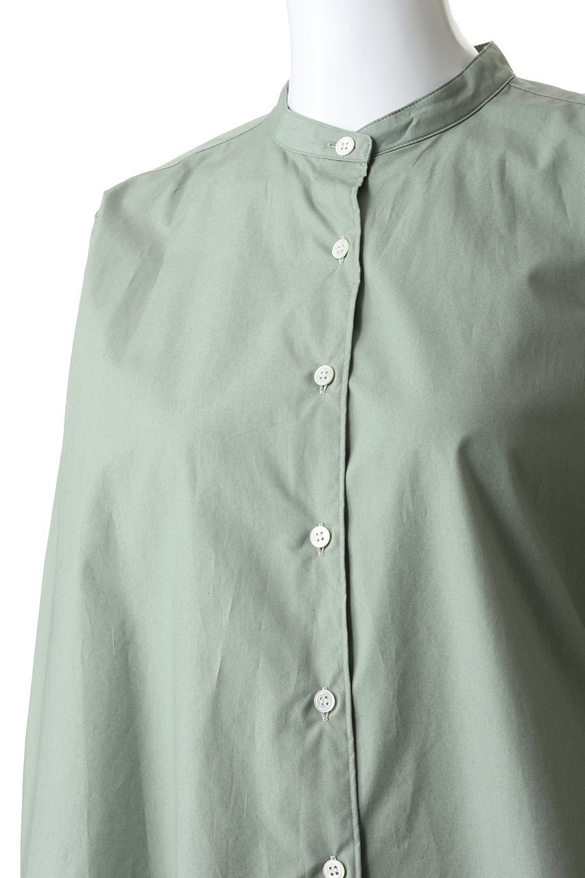 【ミディウミ/MidiUmi】のA line band collar shirt シャツ 人気、トレンドファッション・服の通販 founy(ファニー) 　ファッション　Fashion　レディースファッション　Fashion for Women　トップス・カットソー　Cut & Sew Tops　シャツ・ブラウス・オフィスカジュアル　Elegant Blouses & Button-Ups　2026年　2026　スリーブ　Sleeve, Long Sleeve / Short Sleeve　フェミニン　Feminine, Girly　ロング　Long, Long-Length　夏　Summer　定番　Standard, Basic Item　春　Spring　S/S・春夏　SS, Spring/Summer, Warm Season　other-5|ID: prp329100004833729 ipo3291000000035201599