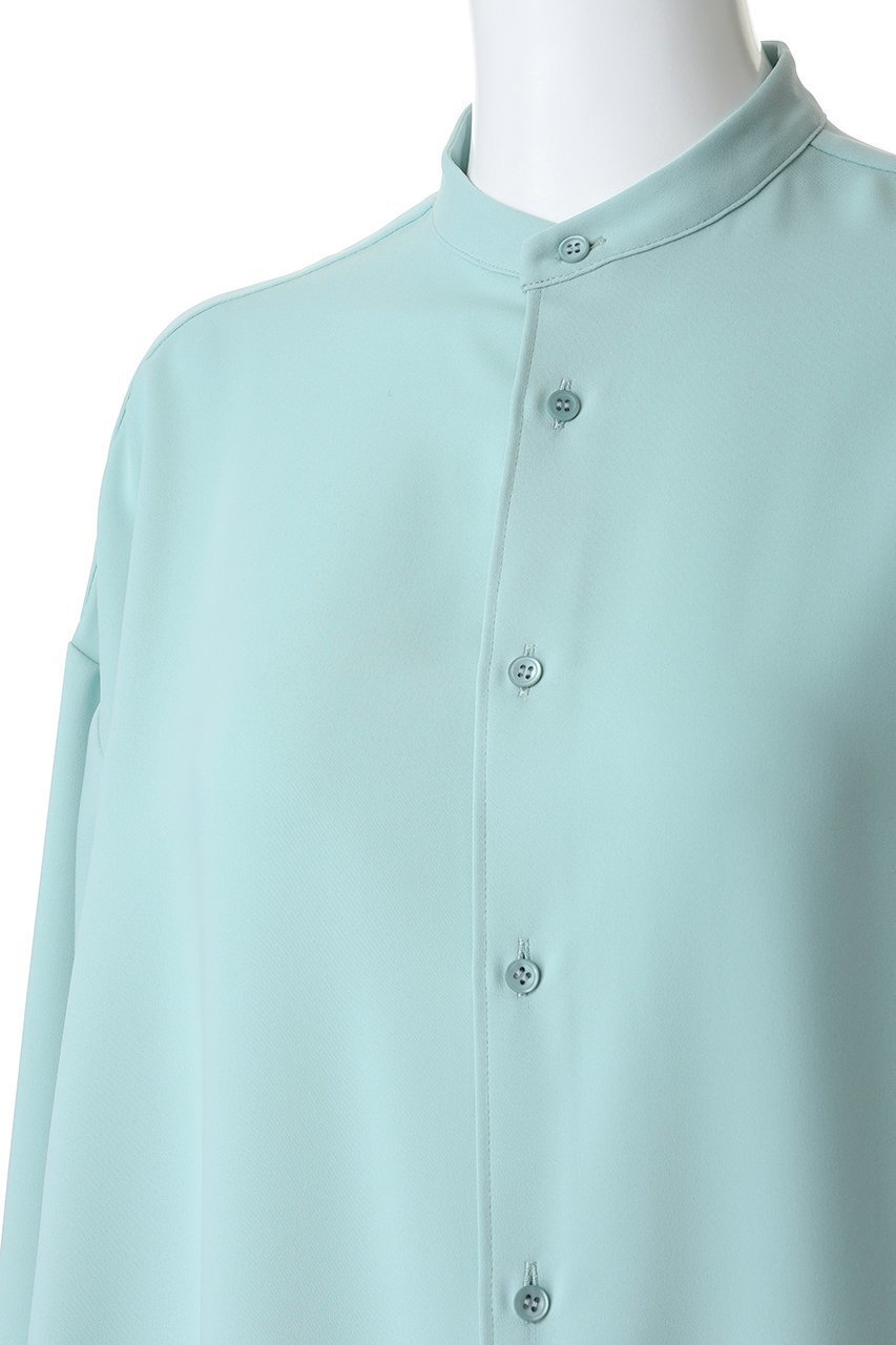 【グラフペーパー/Graphpaper】のSatin Oversized Band Collor Shirt 人気、トレンドファッション・服の通販 founy(ファニー) 　ファッション　Fashion　レディースファッション　Fashion for Women　トップス・カットソー　Cut & Sew Tops　シャツ・ブラウス・オフィスカジュアル　Elegant Blouses & Button-Ups　2026年　2026　サテン　Satin, Glossy Fabric　スタイリッシュ　Stylish, Fashionable　スリーブ　Sleeve, Long Sleeve / Short Sleeve　ロング　Long, Long-Length　エレガント 上品　Elegant　夏　Summer　春　Spring　S/S・春夏　SS, Spring/Summer, Warm Season　羽織　Haori, Light Jacket　other-5|ID: prp329100004833731 ipo3291000000035201622