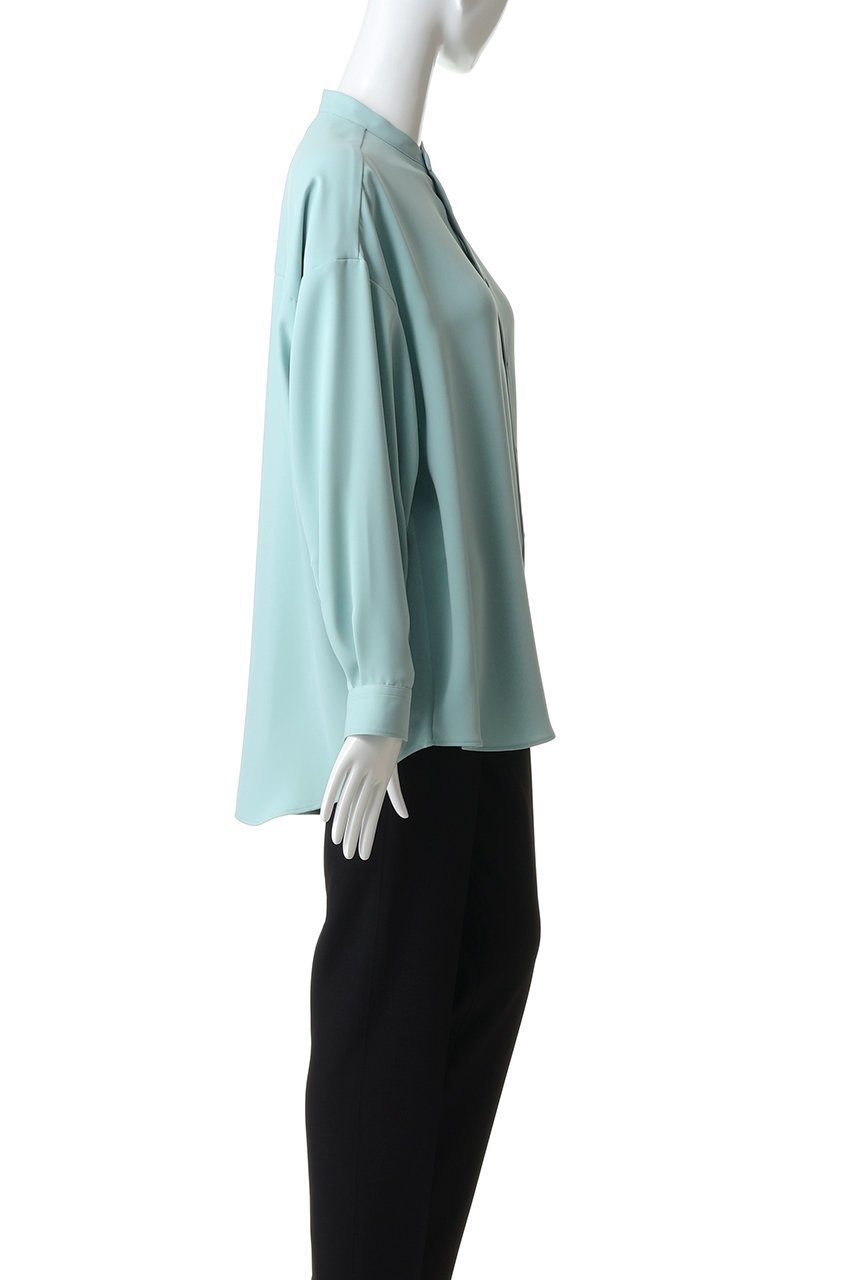 【グラフペーパー/Graphpaper】のSatin Oversized Band Collor Shirt 人気、トレンドファッション・服の通販 founy(ファニー) 　ファッション　Fashion　レディースファッション　Fashion for Women　トップス・カットソー　Cut & Sew Tops　シャツ・ブラウス・オフィスカジュアル　Elegant Blouses & Button-Ups　2026年　2026　サテン　Satin, Glossy Fabric　スタイリッシュ　Stylish, Fashionable　スリーブ　Sleeve, Long Sleeve / Short Sleeve　ロング　Long, Long-Length　エレガント 上品　Elegant　夏　Summer　春　Spring　S/S・春夏　SS, Spring/Summer, Warm Season　羽織　Haori, Light Jacket　other-3|ID: prp329100004833731 ipo3291000000036130703