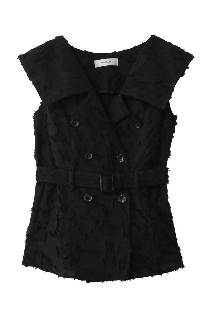 【アキラナカ/AKIRANAKA】のBlock フラワー シャツジレ インテリア・キッズ・メンズ・レディースファッション・服の通販 founy(ファニー) https://founy.com/ ファッション Fashion レディースファッション Fashion for Women アウター Coat / Outerwear Collection トップス・カットソー Cut & Sew Tops シャツ・ブラウス・オフィスカジュアル Elegant Blouses & Button-Ups ベスト&ジレ / 重ね着スタイル Vests & Gilets 2026年 2026 エレガント 上品 Elegant クラシカル Classical, Vintage-Inspired ショート Short, Short Length ジャカード／ジャガード Jacquard, Woven Pattern スリーブ Sleeve, Long Sleeve / Short Sleeve デコルテ Décolleté, Neckline トレンチ Trench, Trench Coat フラワー Flower, Floral ブロック Block, Solid Block Pattern モダン Modern, Contemporary モチーフ Motif, Design Theme リラックス Relax, Relaxed Fit 夏 Summer 春 Spring S/S・春夏 SS, Spring/Summer, Warm Season |ID: prp329100004833735 ipo3291000000035201645