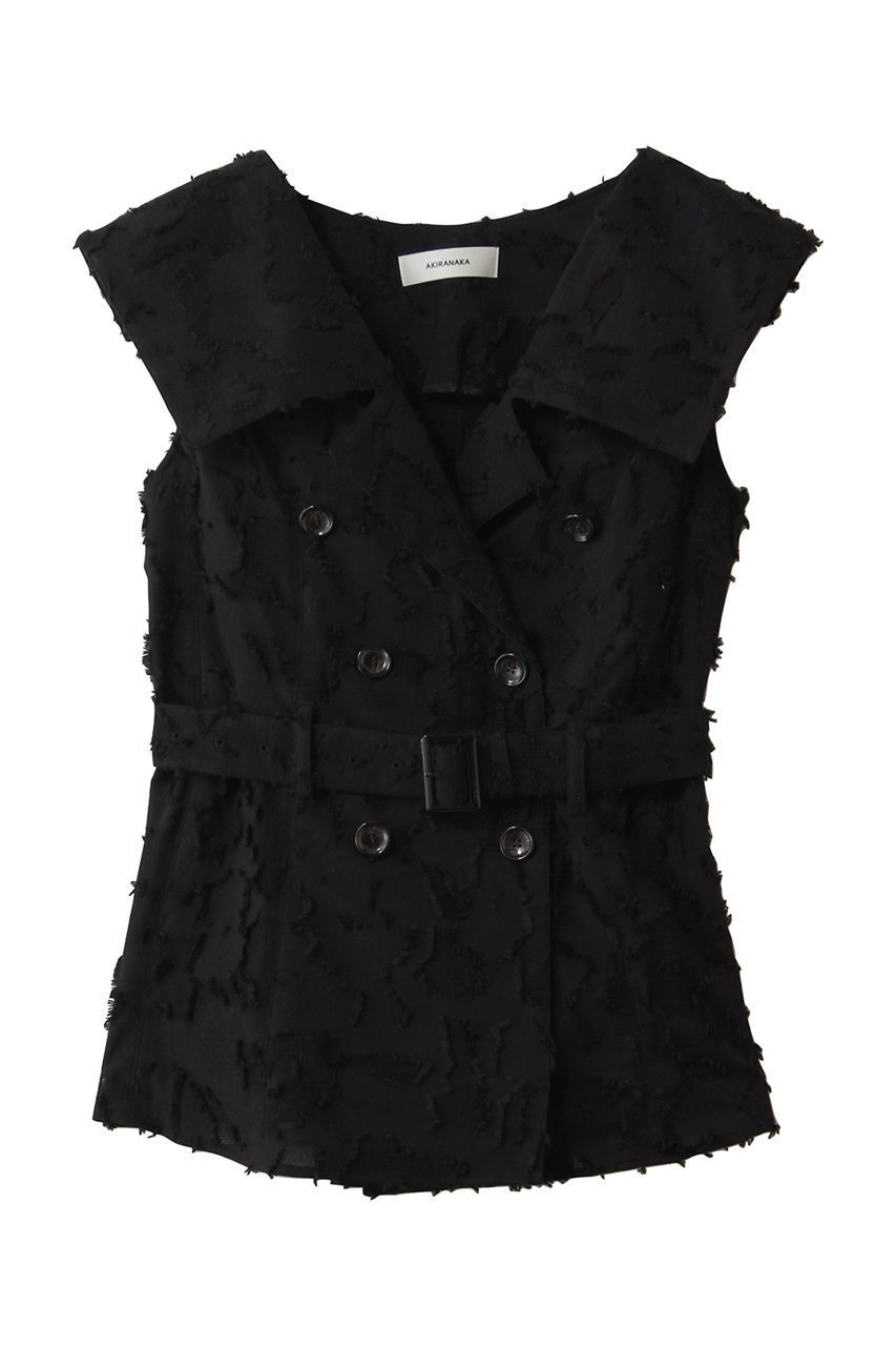 【アキラナカ/AKIRANAKA】のBlock フラワー シャツジレ 人気、トレンドファッション・服の通販 founy(ファニー) 　ファッション　Fashion　レディースファッション　Fashion for Women　アウター　Coat / Outerwear Collection　トップス・カットソー　Cut & Sew Tops　シャツ・ブラウス・オフィスカジュアル　Elegant Blouses & Button-Ups　ベスト&ジレ / 重ね着スタイル　Vests & Gilets　2026年　2026　エレガント 上品　Elegant　クラシカル　Classical, Vintage-Inspired　ショート　Short, Short Length　ジャカード／ジャガード　Jacquard, Woven Pattern　スリーブ　Sleeve, Long Sleeve / Short Sleeve　デコルテ　Décolleté, Neckline　トレンチ　Trench, Trench Coat　フラワー　Flower, Floral　ブロック　Block, Solid Block Pattern　モダン　Modern, Contemporary　モチーフ　Motif, Design Theme　リラックス　Relax, Relaxed Fit　夏　Summer　春　Spring　S/S・春夏　SS, Spring/Summer, Warm Season　 other-1|ID: prp329100004833735 ipo3291000000035201645