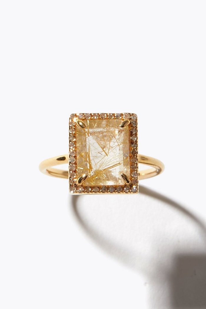 【アルティーダ ウード/ARTIDA OUD】のelafonisi レクタングル ゴールドルチルクォーツ パヴェダイヤモンド リング インテリア・キッズ・メンズ・レディースファッション・服の通販 founy(ファニー) https://founy.com/ ファッション Fashion レディースファッション Fashion for Women 2026年 2026 シンプル Simple, Minimal ダイヤモンド Diamond, Brilliant Cut 夏 Summer 春 Spring S/S・春夏 SS, Spring/Summer, Warm Season |ID: prp329100004834321 ipo3291000000035485441