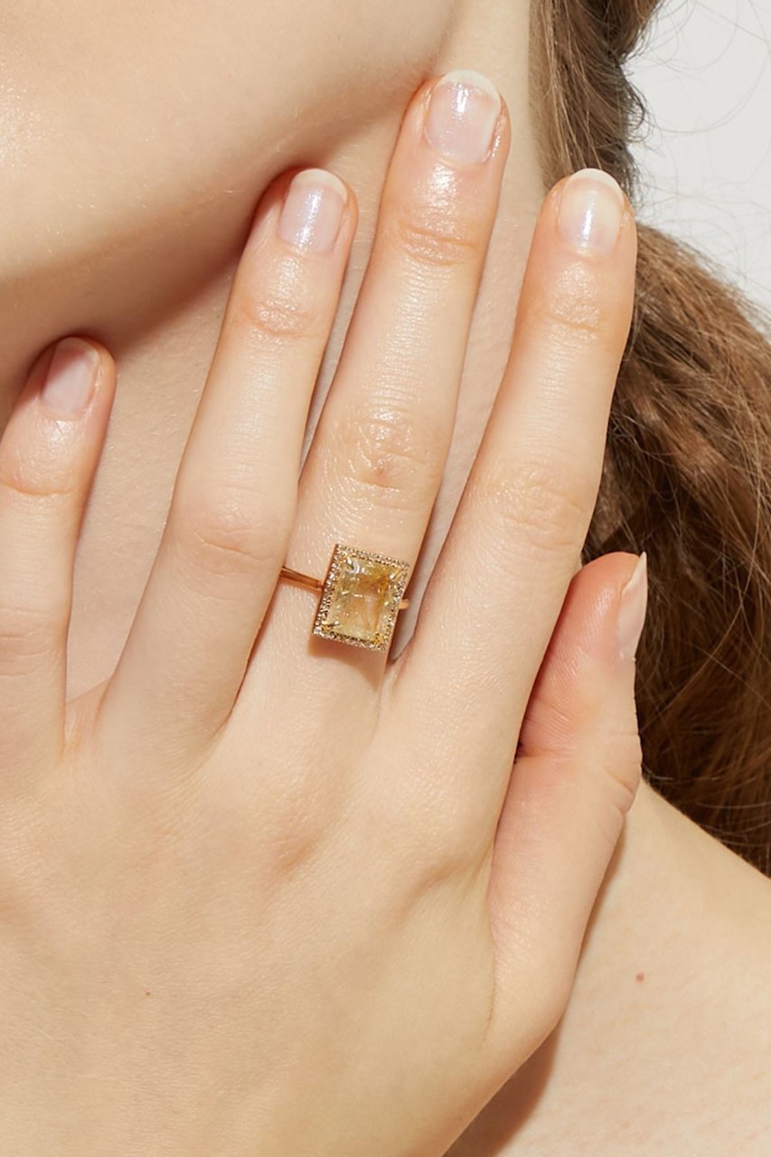 【アルティーダ ウード/ARTIDA OUD】のelafonisi レクタングル ゴールドルチルクォーツ パヴェダイヤモンド リング 人気、トレンドファッション・服の通販 founy(ファニー) 　ファッション　Fashion　レディースファッション　Fashion for Women　2026年　2026　シンプル　Simple, Minimal　ダイヤモンド　Diamond, Brilliant Cut　夏　Summer　春　Spring　S/S・春夏　SS, Spring/Summer, Warm Season　other-7|ID: prp329100004834321 ipo3291000000035733420