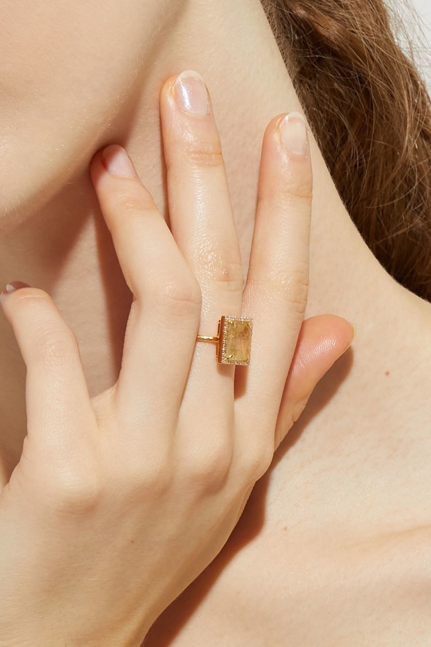 【アルティーダ ウード/ARTIDA OUD】のelafonisi レクタングル ゴールドルチルクォーツ パヴェダイヤモンド リング 人気、トレンドファッション・服の通販 founy(ファニー) 　ファッション　Fashion　レディースファッション　Fashion for Women　2026年　2026　シンプル　Simple, Minimal　ダイヤモンド　Diamond, Brilliant Cut　夏　Summer　春　Spring　S/S・春夏　SS, Spring/Summer, Warm Season　other-8|ID: prp329100004834321 ipo3291000000035733424