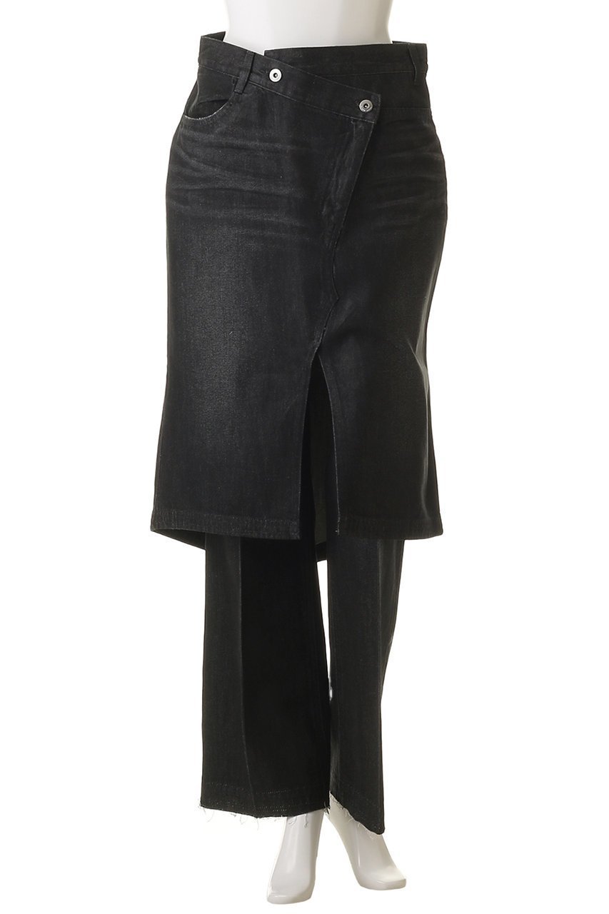 【メゾンスペシャル/MAISON SPECIAL】のLayered Skirt Denim Pants/レイヤードスカートデニムパンツ 人気、トレンドファッション・服の通販 founy(ファニー) 　ファッション　Fashion　レディースファッション　Fashion for Women　スカート　Skirts　パンツ　Pants & Trousers　デニムパンツ・ジーンズ・美脚デニム　Denim Jeans & Pants　2026年　2026　アシンメトリー　Asymmetrical Style　デニム　Denim, Jeans Material　夏　Summer　春　Spring　S/S・春夏　SS, Spring/Summer, Warm Season　other-2|ID: prp329100004834326 ipo3291000000035211315