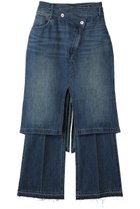 【メゾンスペシャル/MAISON SPECIAL】のLayered Skirt Denim Pants/レイヤードスカートデニムパンツ BLU(ブルー)|ID: prp329100004834326 ipo3291000000035682775