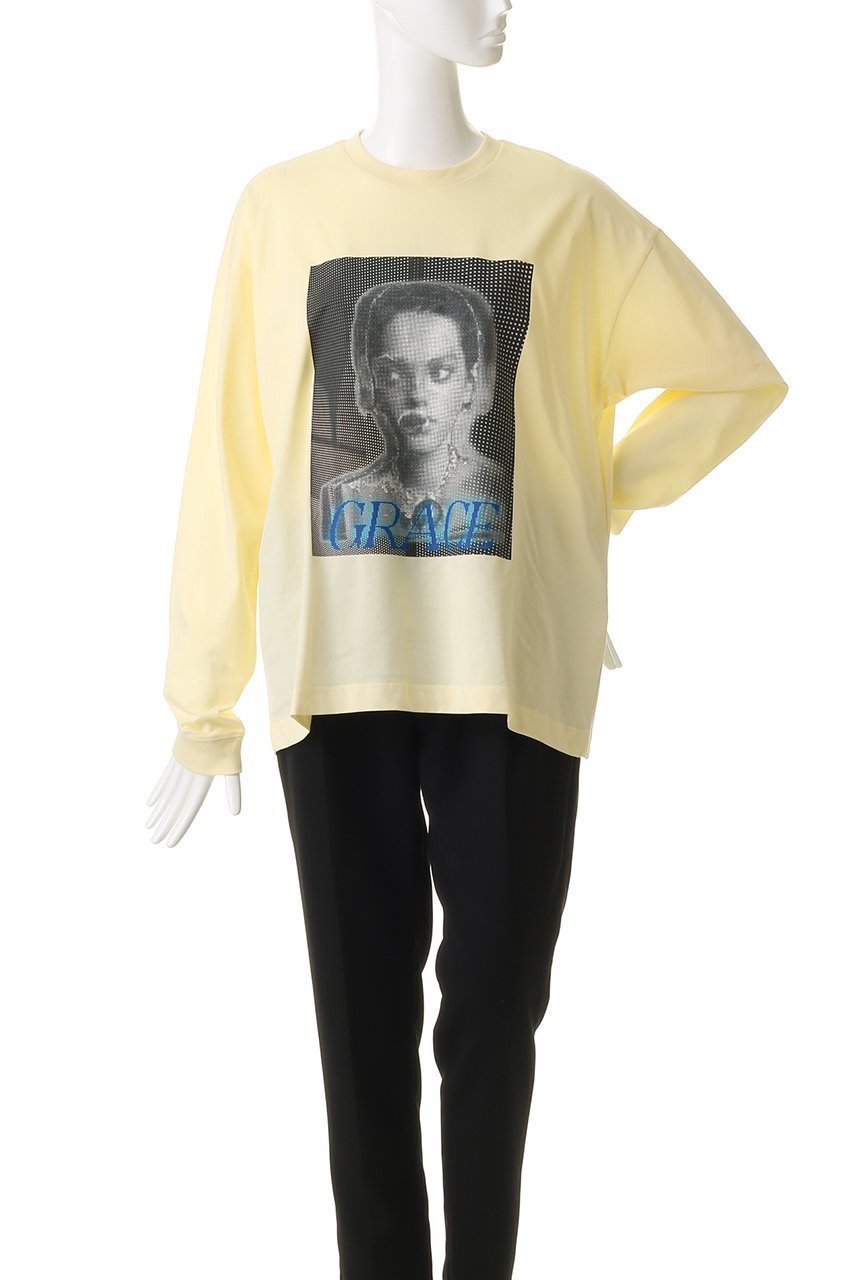 【メゾンスペシャル/MAISON SPECIAL】のGRACE Print Long Tee/GRACEプリントロンTEE 人気、トレンドファッション・服の通販 founy(ファニー) 　ファッション　Fashion　レディースファッション　Fashion for Women　トップス・カットソー　Cut & Sew Tops　シャツ・ブラウス・オフィスカジュアル　Elegant Blouses & Button-Ups　ロングTシャツ・Tシャツ　Longline T-Shirts & Tees　カットソー・ベーシックTシャツ　Cut-and-Sewn Tops / Stretch Tees & Basics　2026年　2026　インナー　Innerwear　カーディガン　Cardigan, Knitwear　グラフィック　Graphic, Graphic Design　ジャケット　Jacket, Outerwear　スリーブ　Sleeve, Long Sleeve / Short Sleeve　ロング　Long, Long-Length　夏　Summer　春　Spring　S/S・春夏　SS, Spring/Summer, Warm Season　other-2|ID: prp329100004834329 ipo3291000000035211342