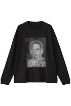 【メゾンスペシャル/MAISON SPECIAL】のGRACE Print Long Tee/GRACEプリントロンTEE 人気、トレンドファッション・服の通販 founy(ファニー) ファッション Fashion レディースファッション Fashion for Women トップス・カットソー Cut & Sew Tops シャツ・ブラウス・オフィスカジュアル Elegant Blouses & Button-Ups ロングTシャツ・Tシャツ Longline T-Shirts & Tees カットソー・ベーシックTシャツ Cut-and-Sewn Tops / Stretch Tees & Basics 2026年 2026 インナー Innerwear カーディガン Cardigan, Knitwear グラフィック Graphic, Graphic Design ジャケット Jacket, Outerwear スリーブ Sleeve, Long Sleeve / Short Sleeve ロング Long, Long-Length 夏 Summer 春 Spring S/S・春夏 SS, Spring/Summer, Warm Season thumbnail C.GRY(チャコールグレー)|ID: prp329100004834329 ipo3291000000036069680