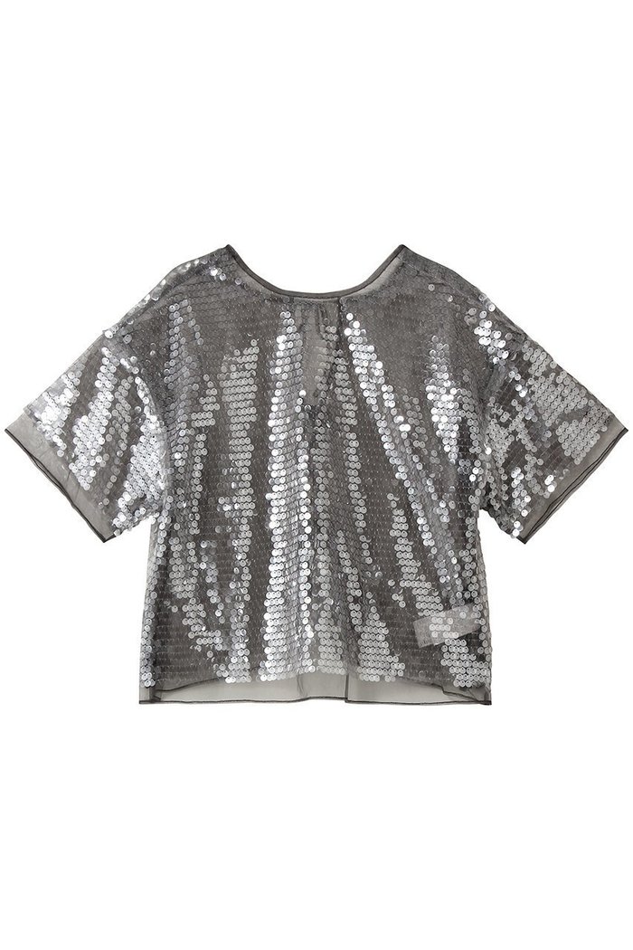 【メゾンスペシャル/MAISON SPECIAL】のSheer sequins Over T-Shirt/シアースパンコールオーバーTシャツ インテリア・キッズ・メンズ・レディースファッション・服の通販 founy(ファニー) https://founy.com/ ファッション Fashion レディースファッション Fashion for Women トップス・カットソー Cut & Sew Tops シャツ・ブラウス・オフィスカジュアル Elegant Blouses & Button-Ups ロングTシャツ・Tシャツ Longline T-Shirts & Tees カットソー・ベーシックTシャツ Cut-and-Sewn Tops / Stretch Tees & Basics 2026年 2026 おすすめ Recommended / Our Picks カーディガン Cardigan, Knitwear スパンコール Sequins, Sequin Embellishment スリーブ Sleeve, Long Sleeve / Short Sleeve メッシュ Mesh, Net Fabric ロング Long, Long-Length 夏 Summer 春 Spring S/S・春夏 SS, Spring/Summer, Warm Season |ID: prp329100004834330 ipo3291000000035211346