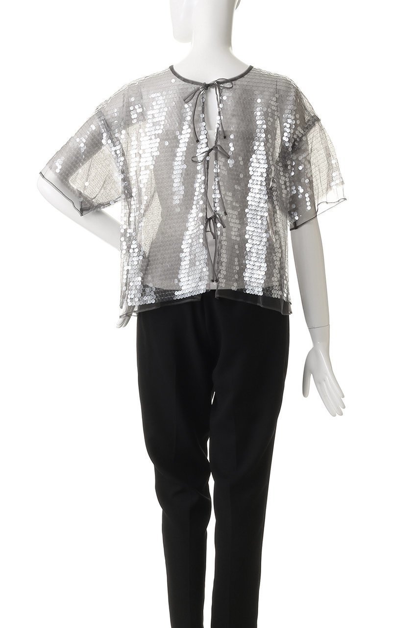 【メゾンスペシャル/MAISON SPECIAL】のSheer sequins Over T-Shirt/シアースパンコールオーバーTシャツ 人気、トレンドファッション・服の通販 founy(ファニー) 　ファッション　Fashion　レディースファッション　Fashion for Women　トップス・カットソー　Cut & Sew Tops　シャツ・ブラウス・オフィスカジュアル　Elegant Blouses & Button-Ups　ロングTシャツ・Tシャツ　Longline T-Shirts & Tees　カットソー・ベーシックTシャツ　Cut-and-Sewn Tops / Stretch Tees & Basics　2026年　2026　おすすめ　Recommended / Our Picks　カーディガン　Cardigan, Knitwear　スパンコール　Sequins, Sequin Embellishment　スリーブ　Sleeve, Long Sleeve / Short Sleeve　メッシュ　Mesh, Net Fabric　ロング　Long, Long-Length　夏　Summer　春　Spring　S/S・春夏　SS, Spring/Summer, Warm Season　other-4|ID: prp329100004834330 ipo3291000000035860843