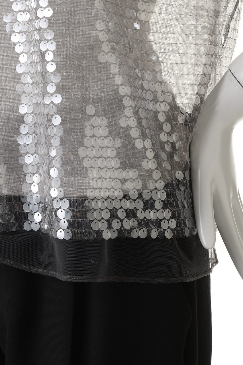 【メゾンスペシャル/MAISON SPECIAL】のSheer sequins Over T-Shirt/シアースパンコールオーバーTシャツ 人気、トレンドファッション・服の通販 founy(ファニー) 　ファッション　Fashion　レディースファッション　Fashion for Women　トップス・カットソー　Cut & Sew Tops　シャツ・ブラウス・オフィスカジュアル　Elegant Blouses & Button-Ups　ロングTシャツ・Tシャツ　Longline T-Shirts & Tees　カットソー・ベーシックTシャツ　Cut-and-Sewn Tops / Stretch Tees & Basics　2026年　2026　おすすめ　Recommended / Our Picks　カーディガン　Cardigan, Knitwear　スパンコール　Sequins, Sequin Embellishment　スリーブ　Sleeve, Long Sleeve / Short Sleeve　メッシュ　Mesh, Net Fabric　ロング　Long, Long-Length　夏　Summer　春　Spring　S/S・春夏　SS, Spring/Summer, Warm Season　other-6|ID: prp329100004834330 ipo3291000000035860845