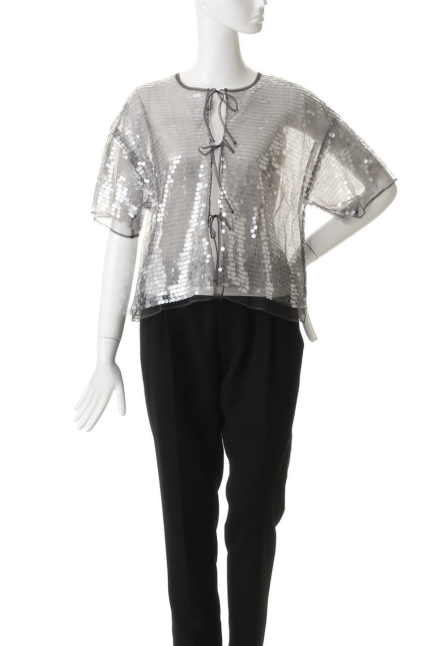 【メゾンスペシャル/MAISON SPECIAL】のSheer sequins Over T-Shirt/シアースパンコールオーバーTシャツ 人気、トレンドファッション・服の通販 founy(ファニー) 　ファッション　Fashion　レディースファッション　Fashion for Women　トップス・カットソー　Cut & Sew Tops　シャツ・ブラウス・オフィスカジュアル　Elegant Blouses & Button-Ups　ロングTシャツ・Tシャツ　Longline T-Shirts & Tees　カットソー・ベーシックTシャツ　Cut-and-Sewn Tops / Stretch Tees & Basics　2026年　2026　おすすめ　Recommended / Our Picks　カーディガン　Cardigan, Knitwear　スパンコール　Sequins, Sequin Embellishment　スリーブ　Sleeve, Long Sleeve / Short Sleeve　メッシュ　Mesh, Net Fabric　ロング　Long, Long-Length　夏　Summer　春　Spring　S/S・春夏　SS, Spring/Summer, Warm Season　other-7|ID: prp329100004834330 ipo3291000000035860846