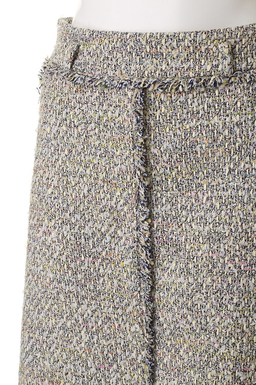 【エブール/ebure】のマルチツィード トラペーズスカート 人気、トレンドファッション・服の通販 founy(ファニー) 　ファッション　Fashion　レディースファッション　Fashion for Women　スカート　Skirts　2026年　2026　おすすめ　Recommended / Our Picks　イタリア　Italy　センター　Center, Center Line　ツイード／ツィード　Choker, Choker Necklace　フリンジ　Fringe, Tassel　夏　Summer　春　Spring　S/S・春夏　SS, Spring/Summer, Warm Season　other-5|ID: prp329100004834332 ipo3291000000035211366