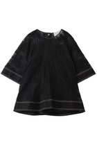 【スリーワン フィリップリム/3.1 Phillip Lim】のフローラル ディメンショナル レース ショートスリーブ フリルトップ 人気、トレンドファッション・服の通販 founy(ファニー) ファッション Fashion レディースファッション Fashion for Women トップス・カットソー Cut & Sew Tops シャツ・ブラウス・オフィスカジュアル Elegant Blouses & Button-Ups 2026年 2026 インナー Innerwear ショート Short, Short Length スリーブ Sleeve, Long Sleeve / Short Sleeve フィット Fit, Slim Fit フェミニン Feminine, Girly フリル Frill, Ruffle ペプラム Peplum, Flared Hem マニッシュ Mannish, Boyish モダン Modern, Contemporary レース Lace, Lace Fabric 夏 Summer 春 Spring S/S・春夏 SS, Spring/Summer, Warm Season thumbnail ブラック|ID: prp329100004834340 ipo3291000000035977426