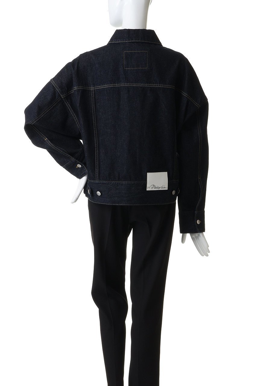 【スリーワン フィリップリム/3.1 Phillip Lim】のデニム ボクシー ジャケット 人気、トレンドファッション・服の通販 founy(ファニー) 　ファッション　Fashion　レディースファッション　Fashion for Women　アウター　Coat / Outerwear Collection　レディースジャケット・軽アウター　Jackets　ブルゾンジャケット・スポーティアウター　Blouson Jackets　2026年　2026　クール　Cool, Chic　ジャケット　Jacket, Outerwear　デニム　Denim, Jeans Material　ニューヨーク　New York, NYC Style　バランス　Balance, Style Balance　フィット　Fit, Slim Fit　フォルム　Silhouette, Form　ブルゾン　Blouson, Bomber Jacket　リラックス　Relax, Relaxed Fit　今季　This Season, Current Season　夏　Summer　春　Spring　S/S・春夏　SS, Spring/Summer, Warm Season　軽量　Lightweight, Ultra Light　other-4|ID: prp329100004834342 ipo3291000000035211446