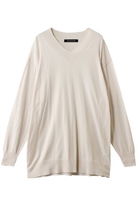 【ミズイロ インド/mizuiro ind】 V neck wide P/O プルオーバー人気、トレンドファッション・服の通販 founy(ファニー) ファッション Fashion レディースファッション Fashion for Women トップス・カットソー Cut & Sew Tops ニット Knit Tops & Sweaters カジュアルプルオーバー・ニットトップス Pullovers & Knit Tops / Casual Pullovers 2026年 2026 なめらか Smooth, Silky Texture ドレープ Drape, Draping Fabric バランス Balance, Style Balance エレガント 上品 Elegant 夏 Summer 定番 Standard, Basic Item 春 Spring S/S・春夏 SS, Spring/Summer, Warm Season |ID:prp329100004834347