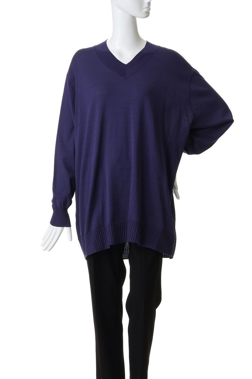 【ミズイロ インド/mizuiro ind】のV neck wide P/O プルオーバー 人気、トレンドファッション・服の通販 founy(ファニー) 　ファッション　Fashion　レディースファッション　Fashion for Women　トップス・カットソー　Cut & Sew Tops　ニット　Knit Tops & Sweaters　カジュアルプルオーバー・ニットトップス　Pullovers & Knit Tops / Casual Pullovers　2026年　2026　なめらか　Smooth, Silky Texture　ドレープ　Drape, Draping Fabric　バランス　Balance, Style Balance　エレガント 上品　Elegant　夏　Summer　定番　Standard, Basic Item　春　Spring　S/S・春夏　SS, Spring/Summer, Warm Season　other-2|ID: prp329100004834347 ipo3291000000035211490
