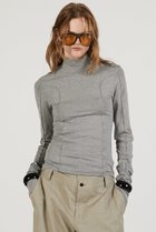 【プランク プロジェクト/PRANK PROJECT】のハイネックラインスキントップ 人気、トレンドファッション・服の通販 founy(ファニー) ファッション Fashion レディースファッション Fashion for Women トップス・カットソー Cut & Sew Tops シャツ・ブラウス・オフィスカジュアル Elegant Blouses & Button-Ups ロングTシャツ・Tシャツ Longline T-Shirts & Tees カットソー・ベーシックTシャツ Cut-and-Sewn Tops / Stretch Tees & Basics 2026年 2026 インナー Innerwear スリーブ Sleeve, Long Sleeve / Short Sleeve ハイネック High Neck, Mock Neck ロング Long, Long-Length 切替 Switching, Contrast Panel 夏 Summer 春 Spring S/S・春夏 SS, Spring/Summer, Warm Season thumbnail GRY(グレー)|ID: prp329100004834450 ipo3291000000035890108
