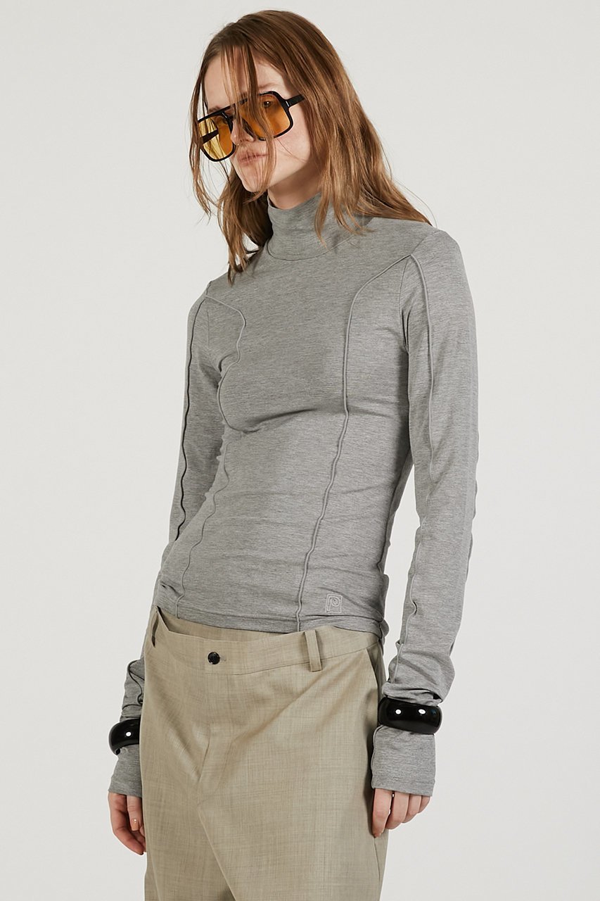 【プランク プロジェクト/PRANK PROJECT】のハイネックラインスキントップ 人気、トレンドファッション・服の通販 founy(ファニー) ファッション Fashion レディースファッション Fashion for Women トップス・カットソー Cut & Sew Tops シャツ・ブラウス・オフィスカジュアル Elegant Blouses & Button-Ups ロングTシャツ・Tシャツ Longline T-Shirts & Tees カットソー・ベーシックTシャツ Cut-and-Sewn Tops / Stretch Tees & Basics 2026年 2026 インナー Innerwear スリーブ Sleeve, Long Sleeve / Short Sleeve ハイネック High Neck, Mock Neck ロング Long, Long-Length 切替 Switching, Contrast Panel 夏 Summer 春 Spring S/S・春夏 SS, Spring/Summer, Warm Season other-4|ID: prp329100004834450 ipo3291000000035890113