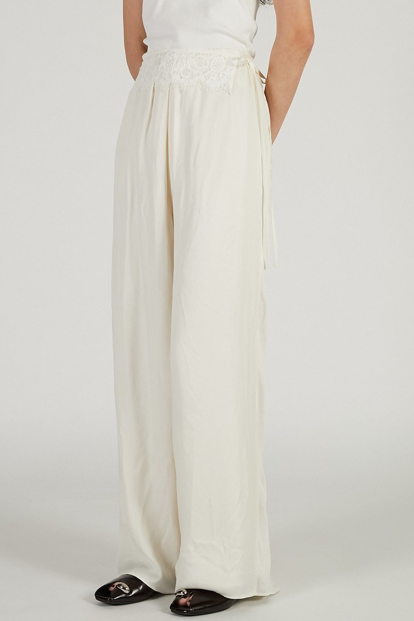 【プランク プロジェクト/PRANK PROJECT】のフィブリルキュプライージーパンツ 人気、トレンドファッション・服の通販 founy(ファニー) 　ファッション　Fashion　レディースファッション　Fashion for Women　パンツ　Pants & Trousers　2026年　2026　キュプラ　Cupro, Eco Fabric　サテン　Satin, Glossy Fabric　レース　Lace, Lace Fabric　夏　Summer　春　Spring　S/S・春夏　SS, Spring/Summer, Warm Season　other-3|ID: prp329100004834451 ipo3291000000035212400