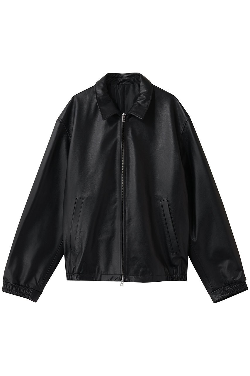 【ユニバーサルプロダクツ/UNIVERSAL PRODUCTS / MEN】の【MEN】LEATHER BLOUSON インテリア・キッズ・メンズ・レディースファッション・服の通販 founy(ファニー) 　ファッション　Fashion　メンズファッション　Fashion for Men　2026年　2026　インナー　Innerwear　シンプル　Simple, Minimal　ジャケット　Jacket, Outerwear　ブルゾン　Blouson, Bomber Jacket　ボトム　Bottoms, Lower Wear　夏　Summer　春　Spring　S/S・春夏　SS, Spring/Summer, Warm Season　BLACK|ID: prp329100004834452 ipo3291000000035212407