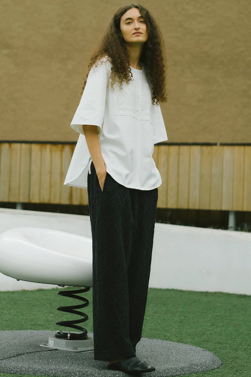 【ガリャルダガランテ/GALLARDAGALANTE】の【Dhritie】カットレースパンツ 人気、トレンドファッション・服の通販 founy(ファニー) 　ファッション　Fashion　レディースファッション　Fashion for Women　パンツ　Pants & Trousers　2026年　2026　おすすめ　Recommended / Our Picks　ワイド　Wide, Wide Fit　夏　Summer　春　Spring　S/S・春夏　SS, Spring/Summer, Warm Season　other-4|ID: prp329100004835293 ipo3291000000035220766