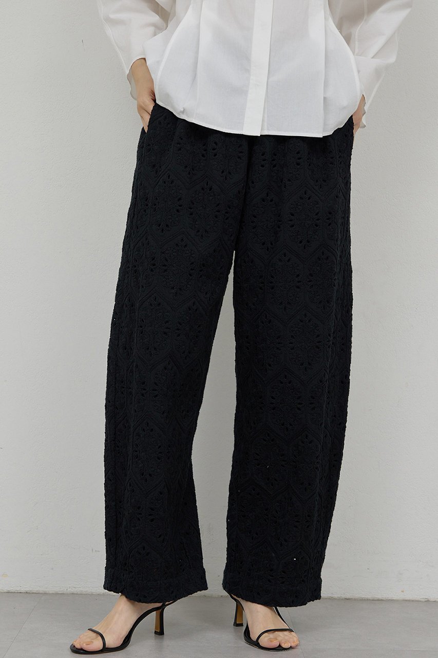 【ガリャルダガランテ/GALLARDAGALANTE】の【Dhritie】カットレースパンツ 人気、トレンドファッション・服の通販 founy(ファニー) 　ファッション　Fashion　レディースファッション　Fashion for Women　パンツ　Pants & Trousers　おすすめ　Recommended / Our Picks　ワイド　Wide, Wide Fit　other-8|ID: prp329100004835293 ipo3291000000036959936