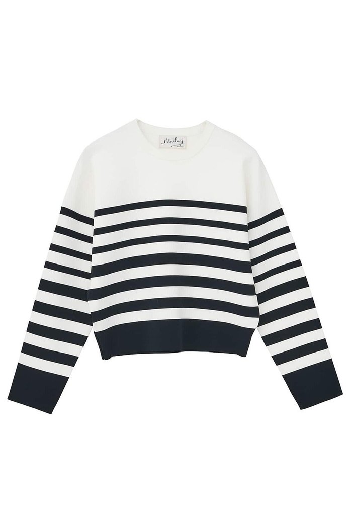 【マルティニーク/martinique】の【l heritage martinique】ミラノリブボーダープルオーバー インテリア・キッズ・メンズ・レディースファッション・服の通販 founy(ファニー) https://founy.com/ ファッション Fashion レディースファッション Fashion for Women トップス・カットソー Cut & Sew Tops ニット Knit Tops & Sweaters カジュアルプルオーバー・ニットトップス Pullovers & Knit Tops / Casual Pullovers 2026年 2026 おすすめ Recommended / Our Picks ショルダー Shoulder, Shoulder Strap ドロップ Drop Shoulder, Dropped Style ボーダー Border, Stripe ミラノリブ Milano Rib, Milano Stitch 夏 Summer 春 Spring S/S・春夏 SS, Spring/Summer, Warm Season |ID: prp329100004835294 ipo3291000000036245055