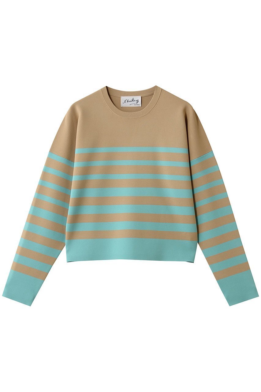 【マルティニーク/martinique】の【l heritage martinique】ミラノリブボーダープルオーバー インテリア・キッズ・メンズ・レディースファッション・服の通販 founy(ファニー) ファッション Fashion レディースファッション Fashion for Women トップス・カットソー Cut & Sew Tops ニット Knit Tops & Sweaters カジュアルプルオーバー・ニットトップス Pullovers & Knit Tops / Casual Pullovers 2026年 2026 おすすめ Recommended / Our Picks ショルダー Shoulder, Shoulder Strap ドロップ Drop Shoulder, Dropped Style ボーダー Border, Stripe ミラノリブ Milano Rib, Milano Stitch 夏 Summer 春 Spring S/S・春夏 SS, Spring/Summer, Warm Season ベージュ|ID: prp329100004835294 ipo3291000000036245057