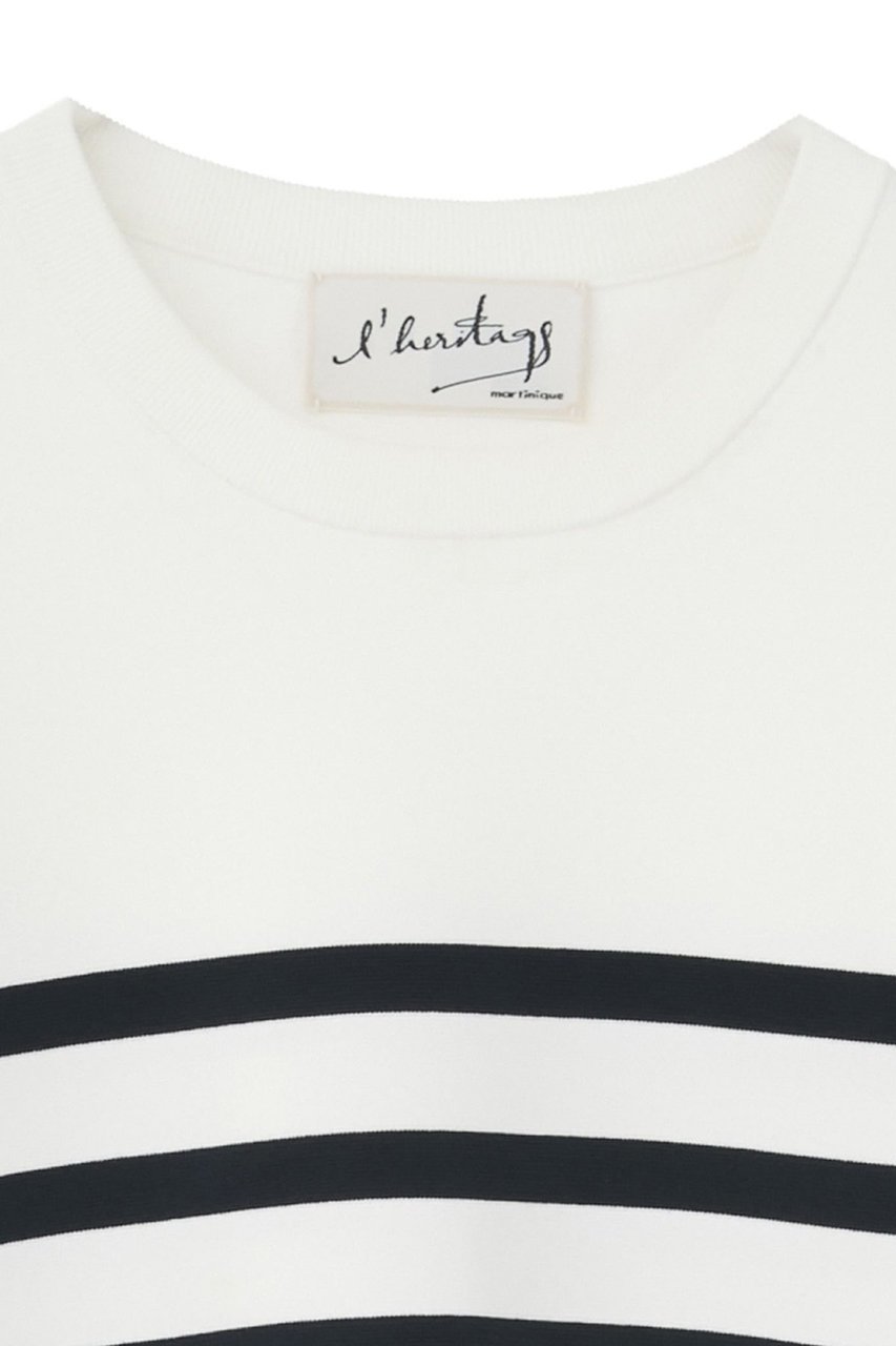 【マルティニーク/martinique】の【l heritage martinique】ミラノリブボーダープルオーバー 人気、トレンドファッション・服の通販 founy(ファニー) ファッション Fashion レディースファッション Fashion for Women トップス・カットソー Cut & Sew Tops ニット Knit Tops & Sweaters カジュアルプルオーバー・ニットトップス Pullovers & Knit Tops / Casual Pullovers 2026年 2026 おすすめ Recommended / Our Picks ショルダー Shoulder, Shoulder Strap ドロップ Drop Shoulder, Dropped Style ボーダー Border, Stripe ミラノリブ Milano Rib, Milano Stitch 夏 Summer 春 Spring S/S・春夏 SS, Spring/Summer, Warm Season other-3|ID: prp329100004835294 ipo3291000000036245059