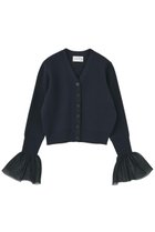 【マルティニーク/martinique】の【l heritage martinique】ミラノリブVネックフレアスリーブカーディガン 人気、トレンドファッション・服の通販 founy(ファニー) ファッション Fashion レディースファッション Fashion for Women トップス・カットソー Cut & Sew Tops ニット Knit Tops & Sweaters カーディガン・羽織り Layered Style Cardigans Vネックトップス V-Neck Tops / V-Cut Neckline Shirts 2026年 2026 おすすめ Recommended / Our Picks カーディガン Cardigan, Knitwear シアー Sheer, See-Through ショルダー Shoulder, Shoulder Strap シンプル Simple, Minimal ジャケット Jacket, Outerwear トレンド Trend, Trending Now ビッグ Big, Oversized フレア Flare, Flared ミラノリブ Milano Rib, Milano Stitch メタル Metal, Metal Parts 夏 Summer 春 Spring S/S・春夏 SS, Spring/Summer, Warm Season 羽織 Haori, Light Jacket thumbnail ネイビー|ID: prp329100004835295 ipo3291000000035220780