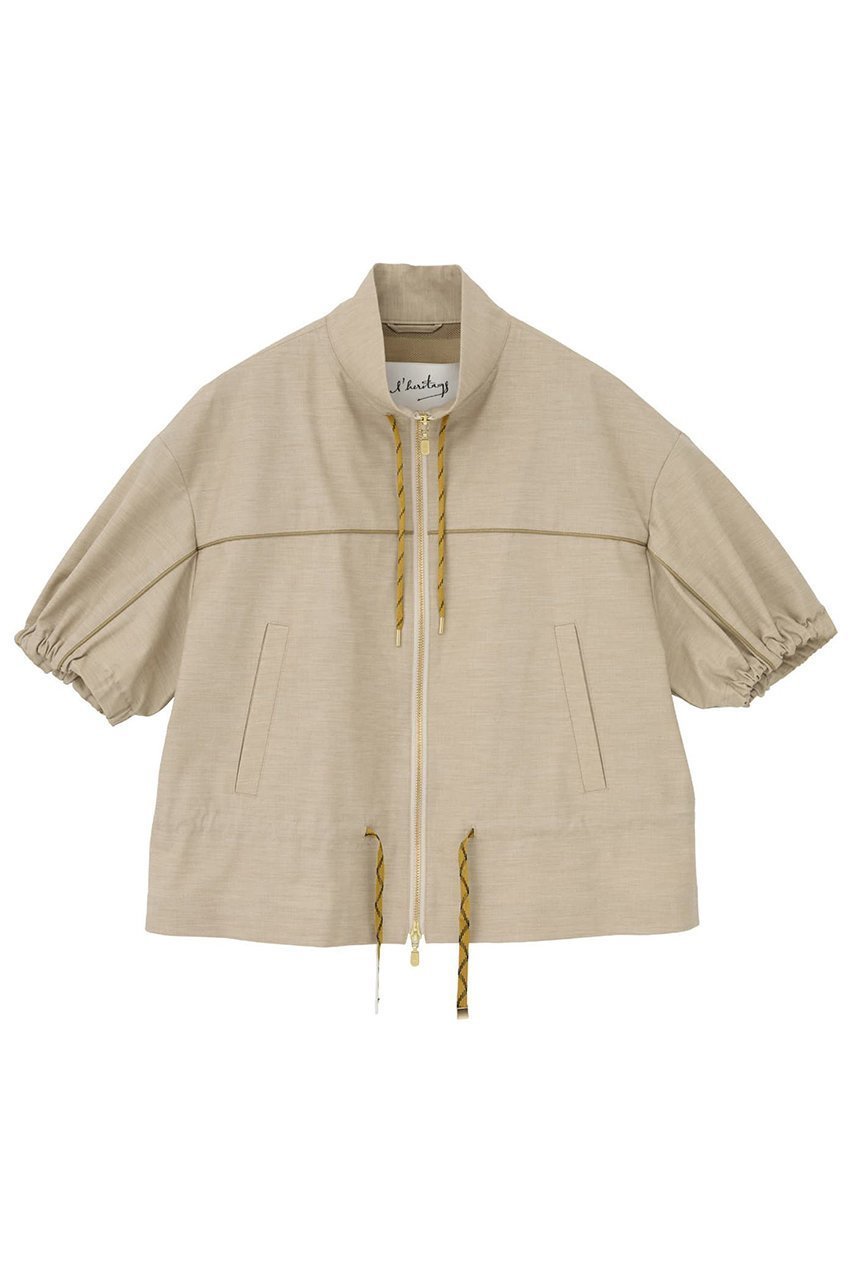 【マルティニーク/martinique】の【l heritage martinique】ウーステッドチンツトラックジャケット 人気、トレンドファッション・服の通販 founy(ファニー) 　ファッション　Fashion　レディースファッション　Fashion for Women　アウター　Coat / Outerwear Collection　レディースジャケット・軽アウター　Jackets　エレガント 上品　Elegant　春　Spring　コンパクト　Compact, Small Size　サマー　Summer, Summer Style　ショート　Short, Short Length　シンプル　Simple, Minimal　ジャケット　Jacket, Outerwear　スリーブ　Sleeve, Long Sleeve / Short Sleeve　バランス　Balance, Style Balance　フォルム　Silhouette, Form　ブロック　Block, Solid Block Pattern　ミックス　Mix, Mixed Style　S/S・春夏　SS, Spring/Summer, Warm Season　おすすめ　Recommended / Our Picks　夏　Summer　2026年　2026　 other-1|ID: prp329100004835298 ipo3291000000035220796