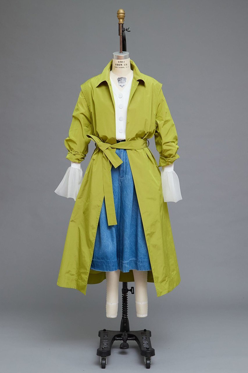 【マルティニーク/martinique】の【l heritage martinique】テクニカルコットンタフタステンカラーコート 人気、トレンドファッション・服の通販 founy(ファニー) 　ファッション　Fashion　レディースファッション　Fashion for Women　アウター　Coat / Outerwear Collection　コート・ロングコート・ピーコート　Long Coats, Peacoats & More　2026年　2026　おすすめ　Recommended / Our Picks　イタリア　Italy　ブライト　Bright, Shiny　ロング　Long, Long-Length　夏　Summer　春　Spring　S/S・春夏　SS, Spring/Summer, Warm Season　other-2|ID: prp329100004835300 ipo3291000000035220811