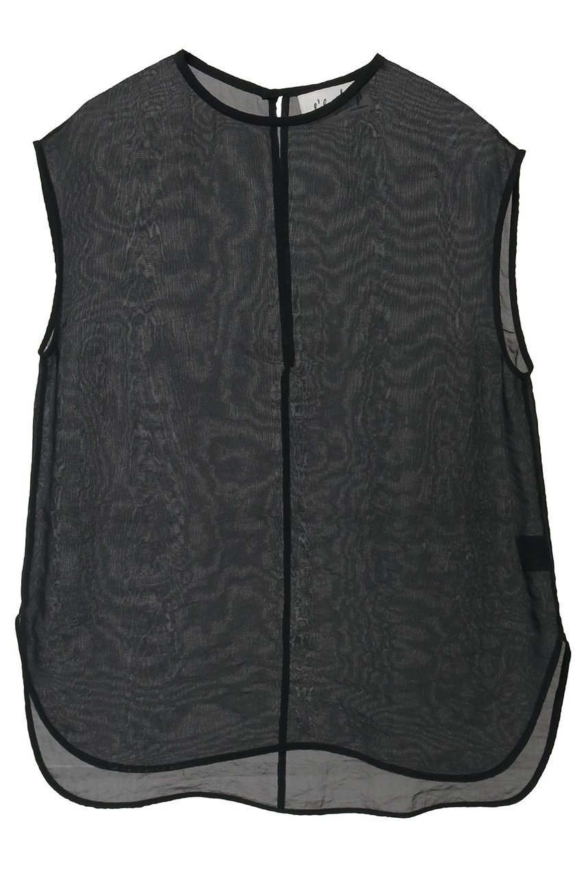 【マルティニーク/martinique】の【l heritage martinique】キュプラオーガンジースリーブレストップ インテリア・キッズ・メンズ・レディースファッション・服の通販 founy(ファニー) ファッション Fashion レディースファッション Fashion for Women トップス・カットソー Cut & Sew Tops キャミソール&ノースリーブ Camisoles & Sleeveless Tops シャツ・ブラウス・オフィスカジュアル Elegant Blouses & Button-Ups 2026年 2026 おすすめ Recommended / Our Picks ウォッシャブル Machine Washable オーガンジー Organza Fabric キュプラ Cupro, Eco Fabric ノースリーブ Sleeveless, No-Sleeve ボトム Bottoms, Lower Wear モダン Modern, Contemporary 夏 Summer 春 Spring S/S・春夏 SS, Spring/Summer, Warm Season ブラック|ID: prp329100004835302 ipo3291000000036043763