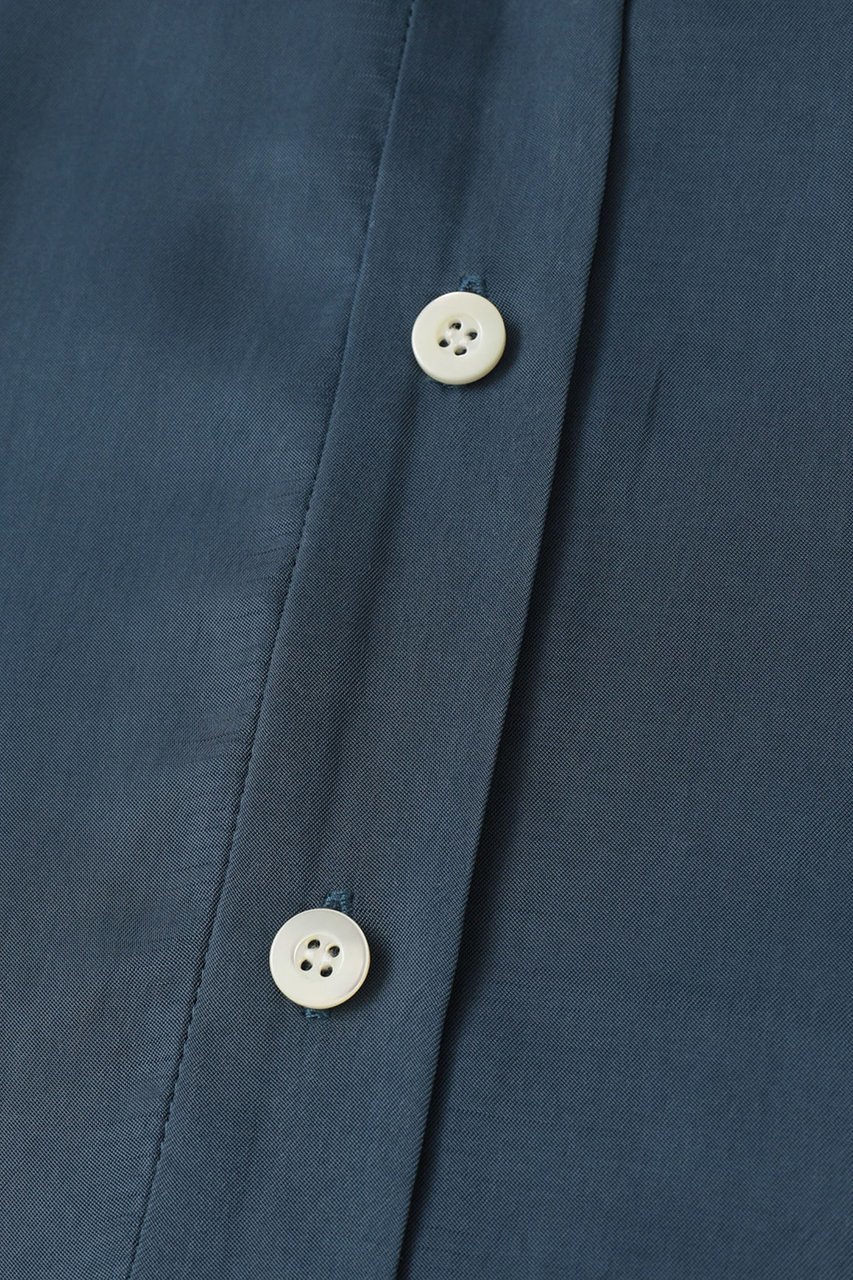 【マルティニーク/martinique】の【l heritage martinique】シルキーキュプラブラウス 人気、トレンドファッション・服の通販 founy(ファニー) 　ファッション　Fashion　レディースファッション　Fashion for Women　トップス・カットソー　Cut & Sew Tops　シャツ・ブラウス・オフィスカジュアル　Elegant Blouses & Button-Ups　春　Spring　キュプラ　Cupro, Eco Fabric　コンパクト　Compact, Small Size　シルク　Silk, 100% Silk　ストライプ　Stripe, Striped Pattern　スリーブ　Sleeve, Long Sleeve / Short Sleeve　デニム　Denim, Jeans Material　ブラウジング　Blouson Silhouette, Cinched Waist　ボトム　Bottoms, Lower Wear　マキシ　Maxi, Full Length　無地　Plain, Solid Color　ロング　Long, Long-Length　S/S・春夏　SS, Spring/Summer, Warm Season　おすすめ　Recommended / Our Picks　夏　Summer　2026年　2026　other-7|ID: prp329100004835303 ipo3291000000036193939