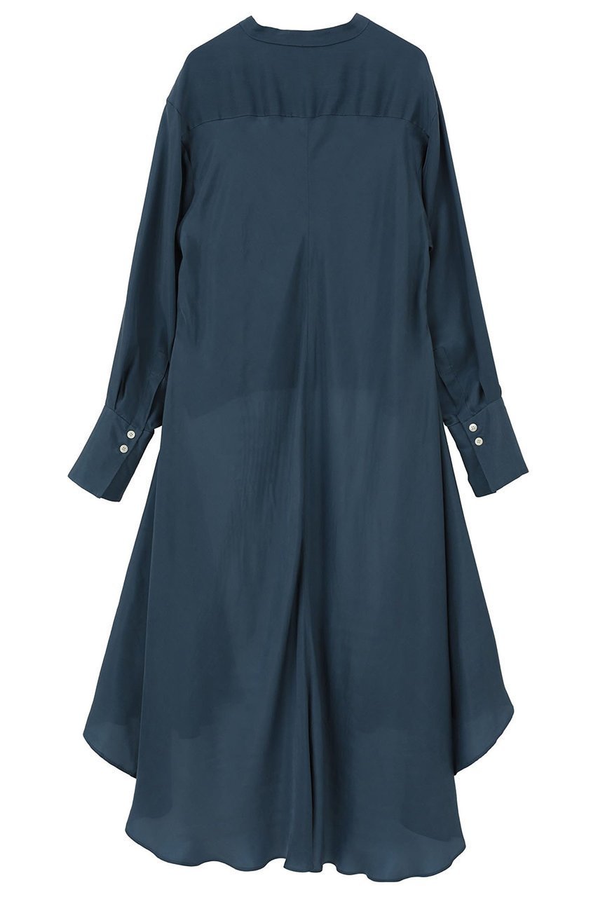 【マルティニーク/martinique】の【l heritage martinique】シルキーキュプラブラウス 人気、トレンドファッション・服の通販 founy(ファニー) 　ファッション　Fashion　レディースファッション　Fashion for Women　トップス・カットソー　Cut & Sew Tops　シャツ・ブラウス・オフィスカジュアル　Elegant Blouses & Button-Ups　キュプラ　Cupro, Eco Fabric　コンパクト　Compact, Small Size　シルク　Silk, 100% Silk　ストライプ　Stripe, Striped Pattern　スリーブ　Sleeve, Long Sleeve / Short Sleeve　デニム　Denim, Jeans Material　ブラウジング　Blouson Silhouette, Cinched Waist　ボトム　Bottoms, Lower Wear　マキシ　Maxi, Full Length　無地　Plain, Solid Color　ロング　Long, Long-Length　おすすめ　Recommended / Our Picks　other-2|ID: prp329100004835303 ipo3291000000036863402