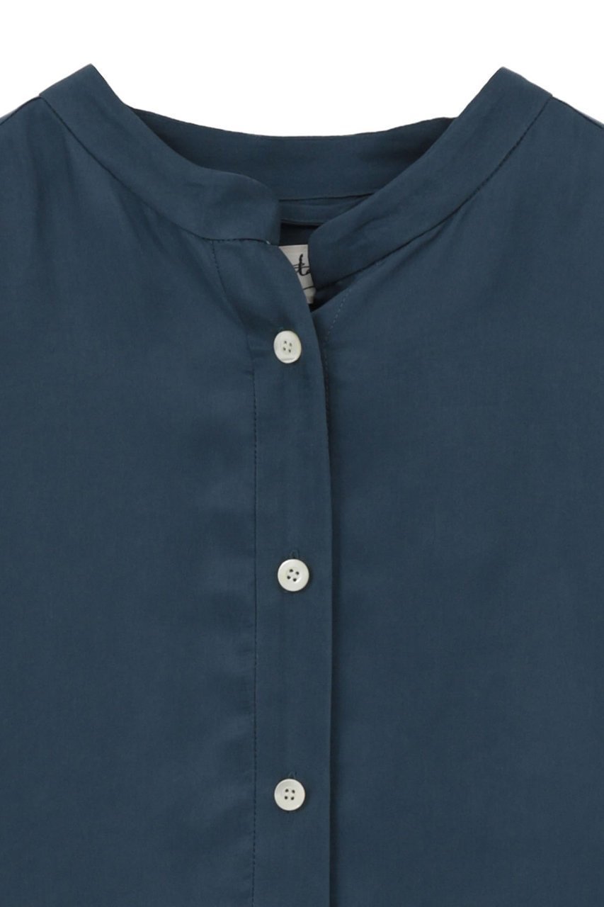 【マルティニーク/martinique】の【l heritage martinique】シルキーキュプラブラウス 人気、トレンドファッション・服の通販 founy(ファニー) 　ファッション　Fashion　レディースファッション　Fashion for Women　トップス・カットソー　Cut & Sew Tops　シャツ・ブラウス・オフィスカジュアル　Elegant Blouses & Button-Ups　キュプラ　Cupro, Eco Fabric　コンパクト　Compact, Small Size　シルク　Silk, 100% Silk　ストライプ　Stripe, Striped Pattern　スリーブ　Sleeve, Long Sleeve / Short Sleeve　デニム　Denim, Jeans Material　ブラウジング　Blouson Silhouette, Cinched Waist　ボトム　Bottoms, Lower Wear　マキシ　Maxi, Full Length　無地　Plain, Solid Color　ロング　Long, Long-Length　おすすめ　Recommended / Our Picks　other-3|ID: prp329100004835303 ipo3291000000036863403