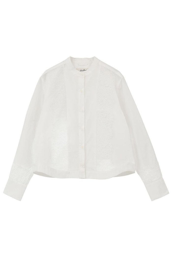 【マルティニーク/martinique】の【l heritage martinique】マイクロイタリアンタフタレースシャツ インテリア・キッズ・メンズ・レディースファッション・服の通販 founy(ファニー) https://founy.com/ ファッション Fashion レディースファッション Fashion for Women トップス・カットソー Cut & Sew Tops シャツ・ブラウス・オフィスカジュアル Elegant Blouses & Button-Ups イタリア Italy 春 Spring ギャザー Gathered, Ruffled コンパクト Compact, Small Size ジャケット Jacket, Outerwear スリーブ Sleeve, Long Sleeve / Short Sleeve タフタ Taffeta, Structured Fabric バランス Balance, Style Balance フェミニン Feminine, Girly フォルム Silhouette, Form フロント Front, Front Design メンズ Men's, Menswear モダン Modern, Contemporary レース Lace, Lace Fabric ロング Long, Long-Length S/S・春夏 SS, Spring/Summer, Warm Season おすすめ Recommended / Our Picks 夏 Summer エレガント 上品 Elegant 2026年 2026 |ID: prp329100004835304 ipo3291000000036245082