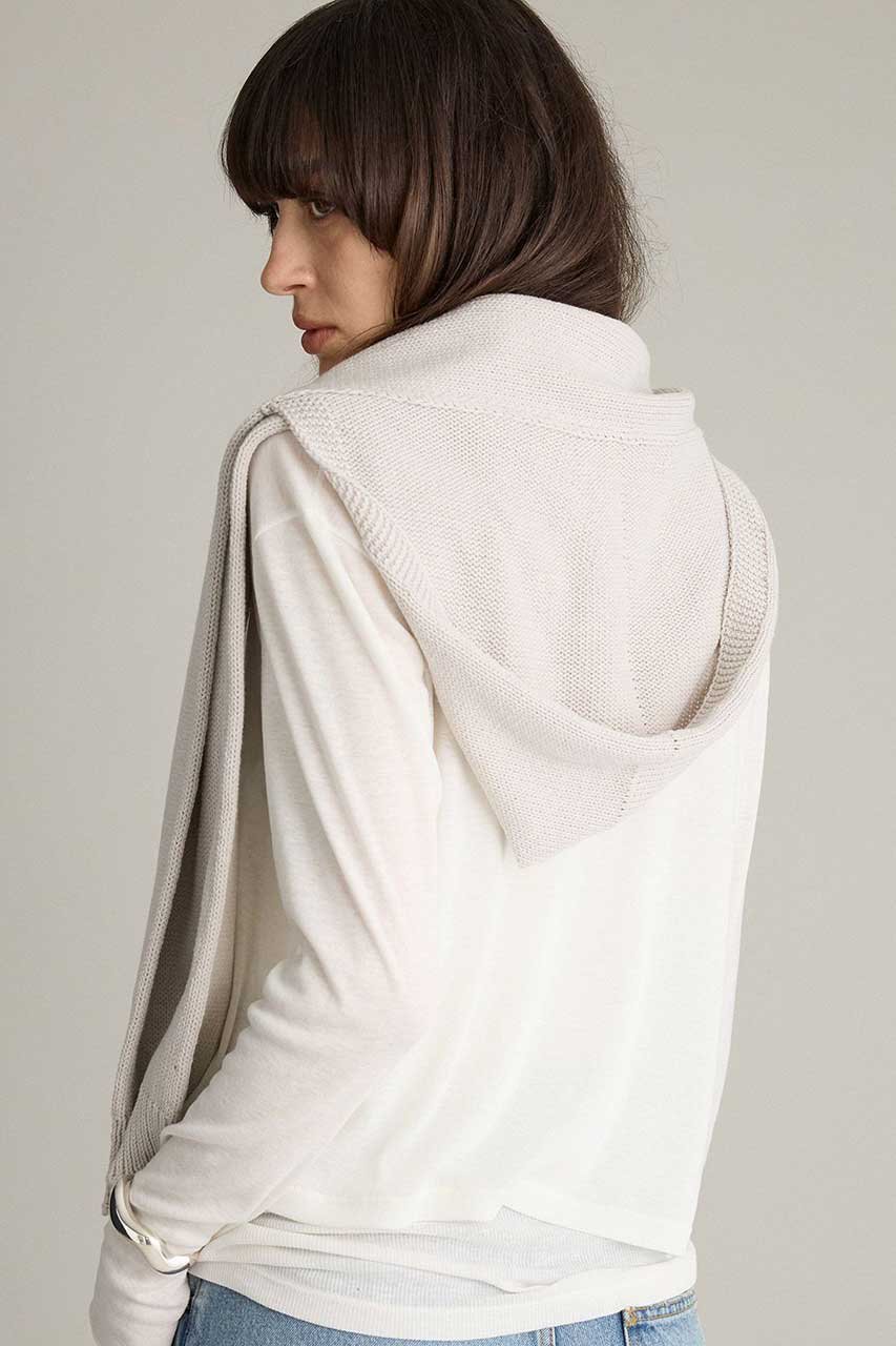 【ブリル/BRILL】のフーデッド ストール インテリア・キッズ・メンズ・レディースファッション・服の通販 founy(ファニー) ファッション Fashion レディースファッション Fashion for Women ストール Soft & Warm Scarves マフラー・スヌード / 冬小物の定番 Scarves & Mufflers 2026年 2026 アクセサリー Fashion Accessories アクリル Acrylic Material ストール Stole, Wrap マフラー Scarf, Muffler 夏 Summer 春 Spring S/S・春夏 SS, Spring/Summer, Warm Season ライトグレー|ID: prp329100004835306 ipo3291000000036106150