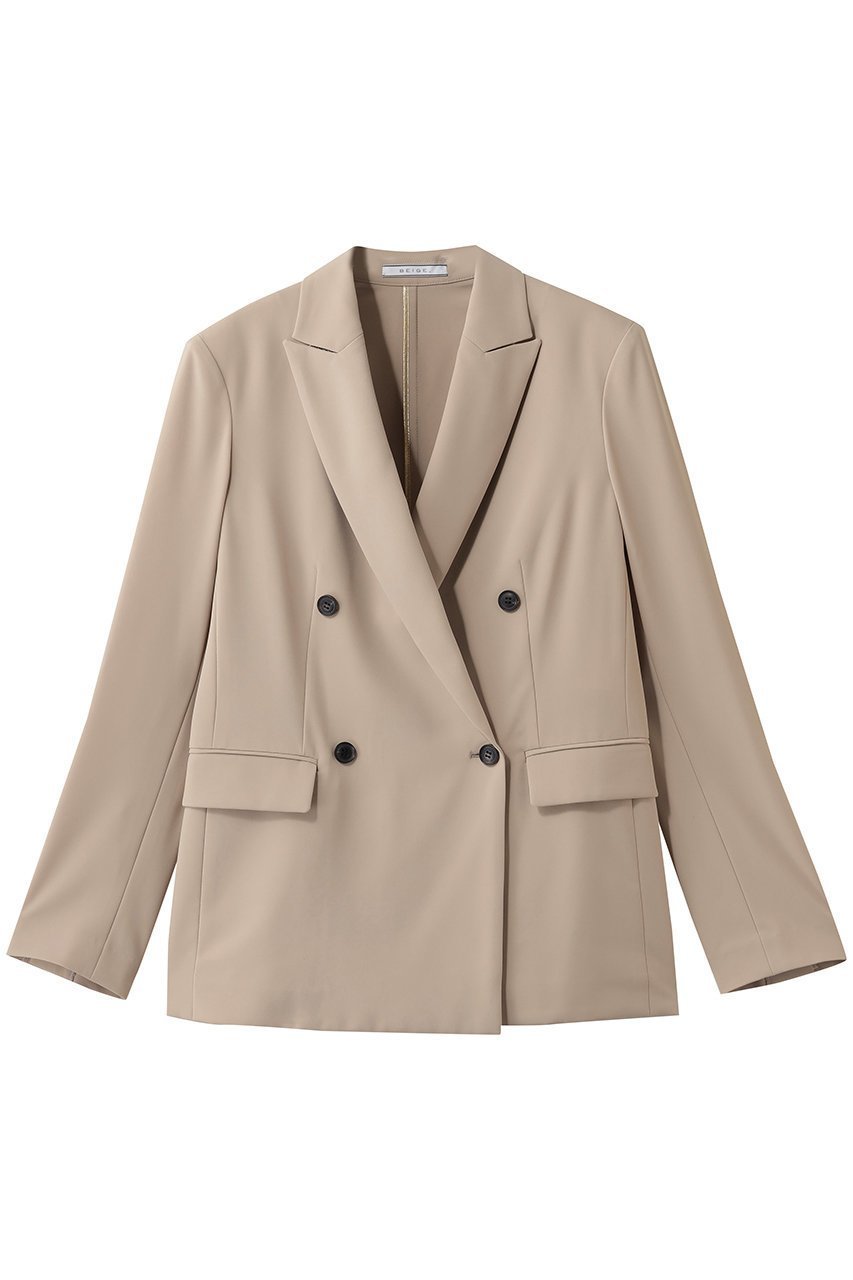 【ベイジ,/BEIGE,】のSPHENE(スフェーン)/ダブルブレストピークドラペルジャケット インテリア・キッズ・メンズ・レディースファッション・服の通販 founy(ファニー) 　ファッション　Fashion　レディースファッション　Fashion for Women　アウター　Coat / Outerwear Collection　レディースジャケット・軽アウター　Jackets　オケージョン　Occasion Wear　クラシカル　Classical, Vintage-Inspired　ジャケット　Jacket, Outerwear　マニッシュ　Mannish, Boyish　ロング　Long, Long-Length　エレガント 上品　Elegant　定番　Standard, Basic Item　Beige|ID: prp329100004835311 ipo3291000000036475355