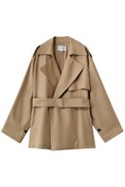 【ベイジ,/BEIGE,】のVESZELYITE(ベゼライト)/ラップショートトレンチコート Camel|ID: prp329100004835313 ipo3291000000035619600