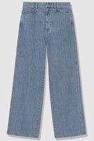 【アルアバイル/allureville】のデニムバギーパンツ 人気、トレンドファッション・服の通販 founy(ファニー) ファッション Fashion レディースファッション Fashion for Women パンツ Pants & Trousers デニムパンツ・ジーンズ・美脚デニム Denim Jeans & Pants 2026年 2026 おすすめ Recommended / Our Picks ジャカード／ジャガード Jacquard, Woven Pattern ストライプ Stripe, Striped Pattern セットアップ Set-Up, Coordinated Outfit デニム Denim, Jeans Material 夏 Summer 春 Spring S/S・春夏 SS, Spring/Summer, Warm Season 無地 Plain, Solid Color |ID:prp329100004835320